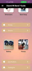 XIAOMI MI BAND 7 GUIDE screenshot 4
