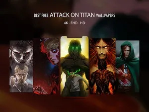 Attack On Titan Wallpaper 4K screenshot 0