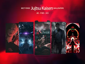 Jujutsu Kaisen Wallpaper HD 4K screenshot 0