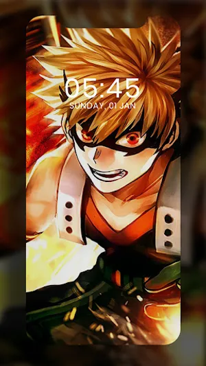 Katsuki Bakugo Wallpaper 4K screenshot 0