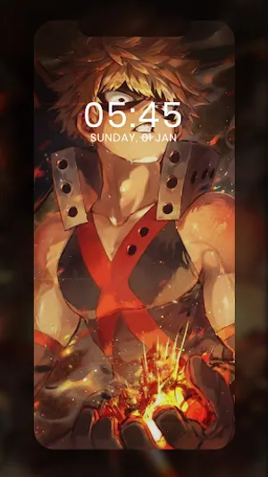 Katsuki Bakugo Wallpaper 4K screenshot 4