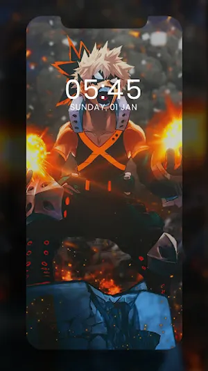Katsuki Bakugo Wallpaper 4K screenshot 5