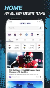 SportsHub: Wallpapers Launcher screenshot 1