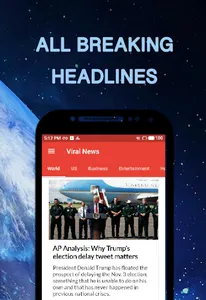 Viral News - Global&Local Brea screenshot 0
