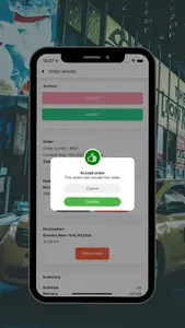 Demo taxi app screenshot 1