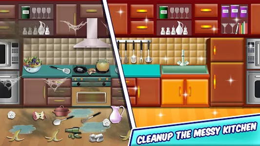 Girl Family House Cleaning screenshot 1