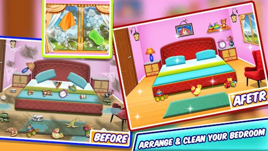 Girl Family House Cleaning screenshot 12