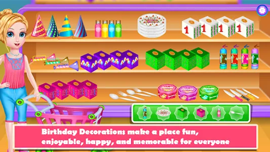 Baby Girl's Birthday Party screenshot 1