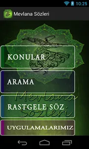 Mevlana Sözleri screenshot 0