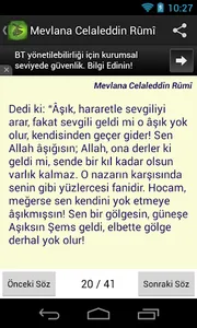 Mevlana Sözleri screenshot 2