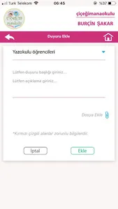 Çiçeğim Anaokulu screenshot 1