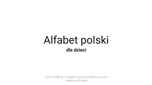 Alfabet polski dla dzieci screenshot 1
