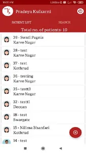 Medical Test Data screenshot 1