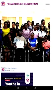 Vicar Hope Foundation screenshot 1