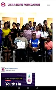 Vicar Hope Foundation screenshot 9