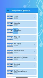 Ringtones argentinos screenshot 2