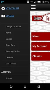 Badger Gymnastics screenshot 0