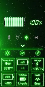 Battery Neon Widget screenshot 1