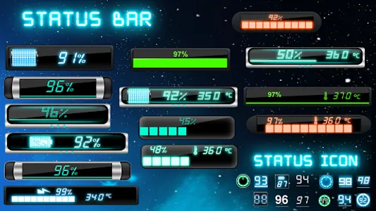 Battery Neon Widget screenshot 4