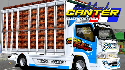 Mod Truck Canter Suspensi Real screenshot 0