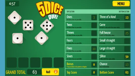 5 Roll: Dice Game screenshot 1