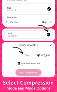 Photo Editor - MB to kB screenshot 17