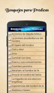 Bosquejos para Predicas screenshot 1