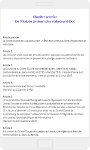 Constitution du Luxembourg screenshot 1