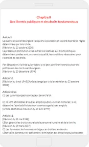 Constitution du Luxembourg screenshot 2