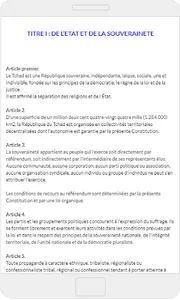 Constitution tchadienne de 199 screenshot 1