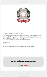 Costituzione italiana screenshot 0