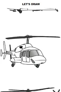 Draw Aircrafts: Helicopter screenshot 0