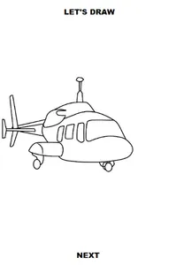 Draw Aircrafts: Helicopter screenshot 3