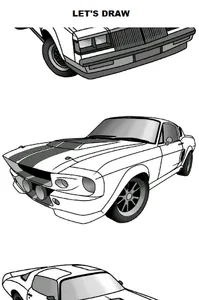 Draw Cars: Muscle screenshot 0