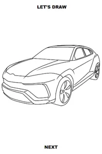 Draw Cars: SUV screenshot 3