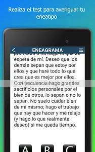 Test de Eneagrama (tipos de pe screenshot 8