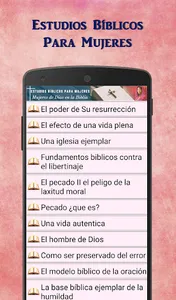 Estudios Bíblicos para Mujeres screenshot 14