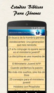 Estudios Biblicos para Jovenes screenshot 1