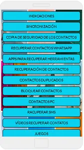 Recupera contacto borrado guía screenshot 2