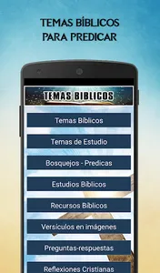 Temas Bíblicos para predicar screenshot 0