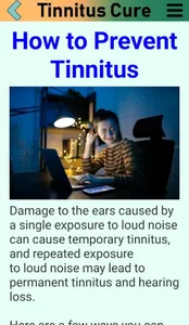 Tinnitus Cure- Quick Relief screenshot 3