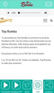 Rumberos FM. Radio en Tenerife screenshot 1
