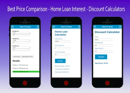 Value For Money Calculaters screenshot 2