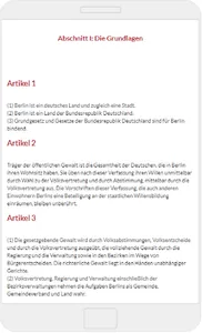 Verfassung von Berlin screenshot 1