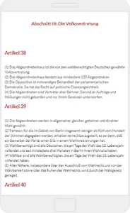 Verfassung von Berlin screenshot 3