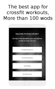 Crossfitness Wods Workout screenshot 0