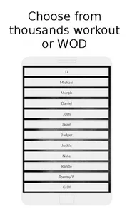 Crossfitness Wods Workout screenshot 1
