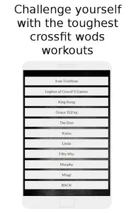 Crossfitness Wods Workout screenshot 2