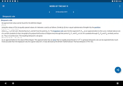 Oxford Mathematics Dictionary screenshot 12