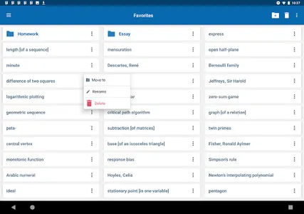 Oxford Mathematics Dictionary screenshot 20